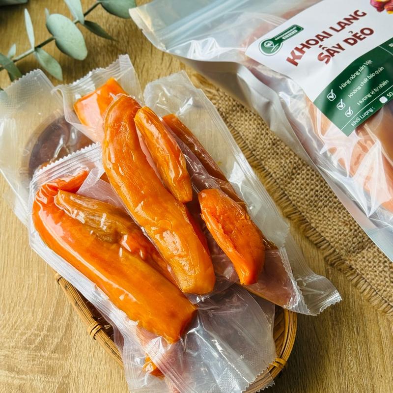 Khoai Lang Mật Tà Nung Nguyên củ sấy dẻo- cothuongdalat - Khoai Lang Đà Lạt - Dẻo Ngọt Tự Nhiên - Snack Food - Ăn Vặt Thức Ăn - Sweet Potato Parlour hằng du mục