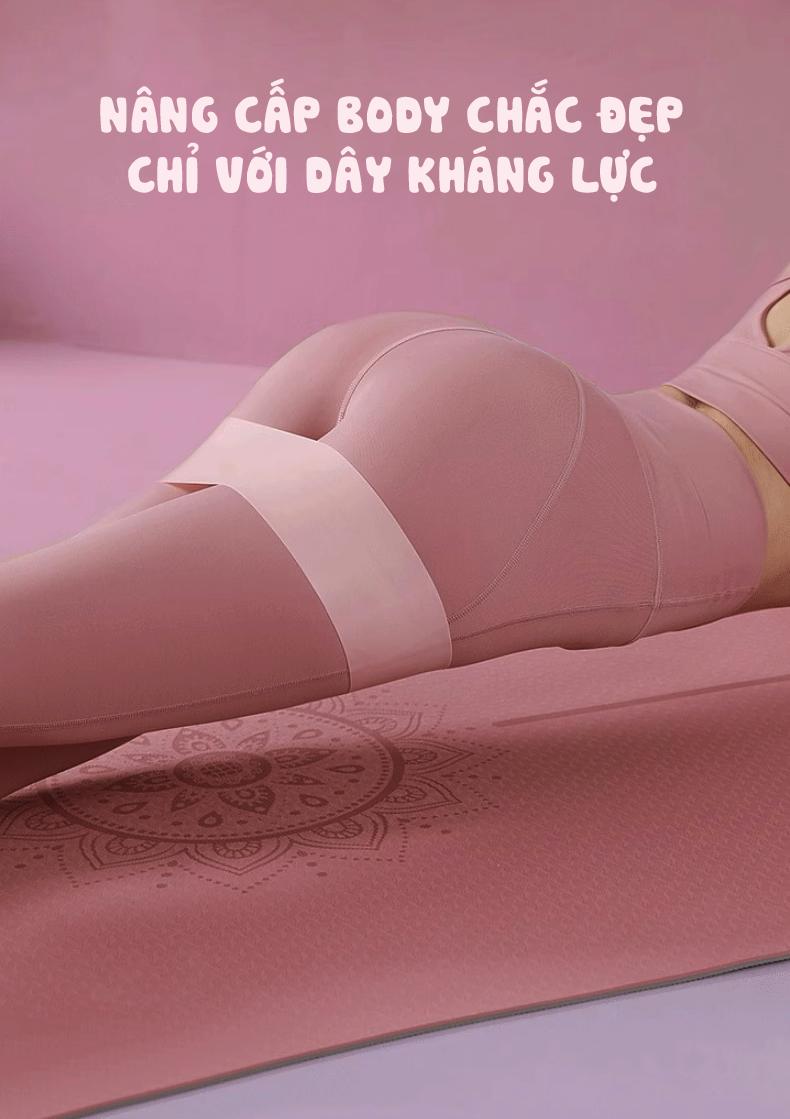 Product Introduction of Bộ 5 Dây Kháng Lực Tập Yoga Gym Cao Su Tự Nhiên 2573 - PARISA dây kéo đàn hồi 25
