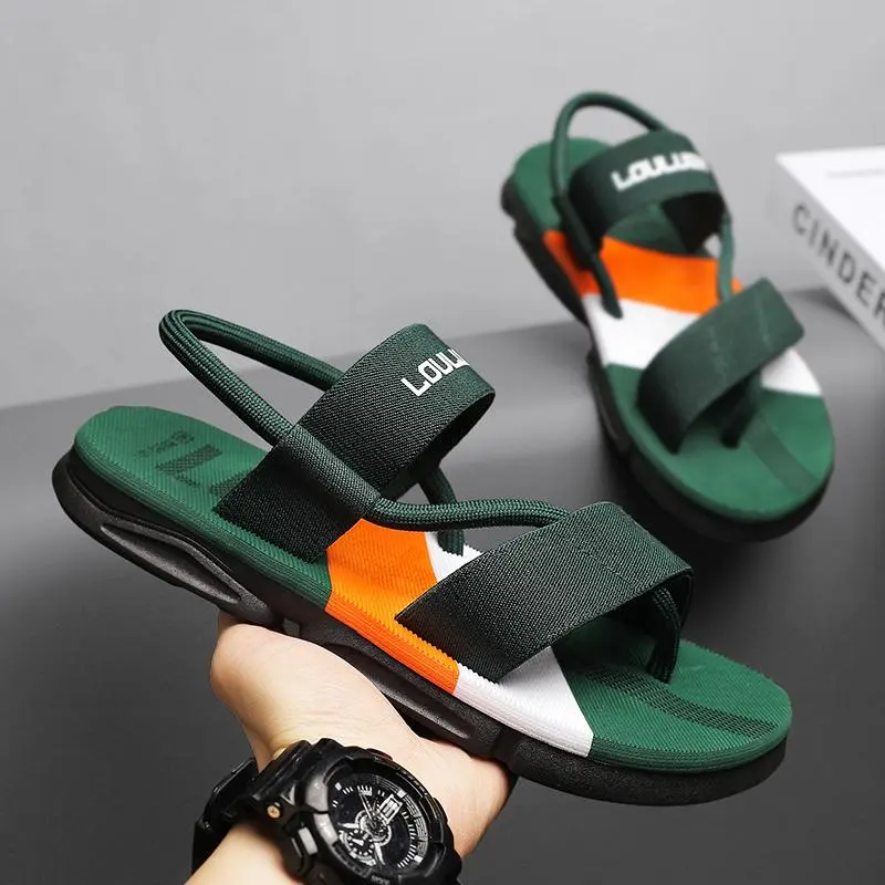 V-show - sandal pantai lelaki, fesyen tahi kasual, dalaman dan luaran, tidak licin, deodoran, tahan haus, selipar sukan dalaman dan luaran, XZ0511