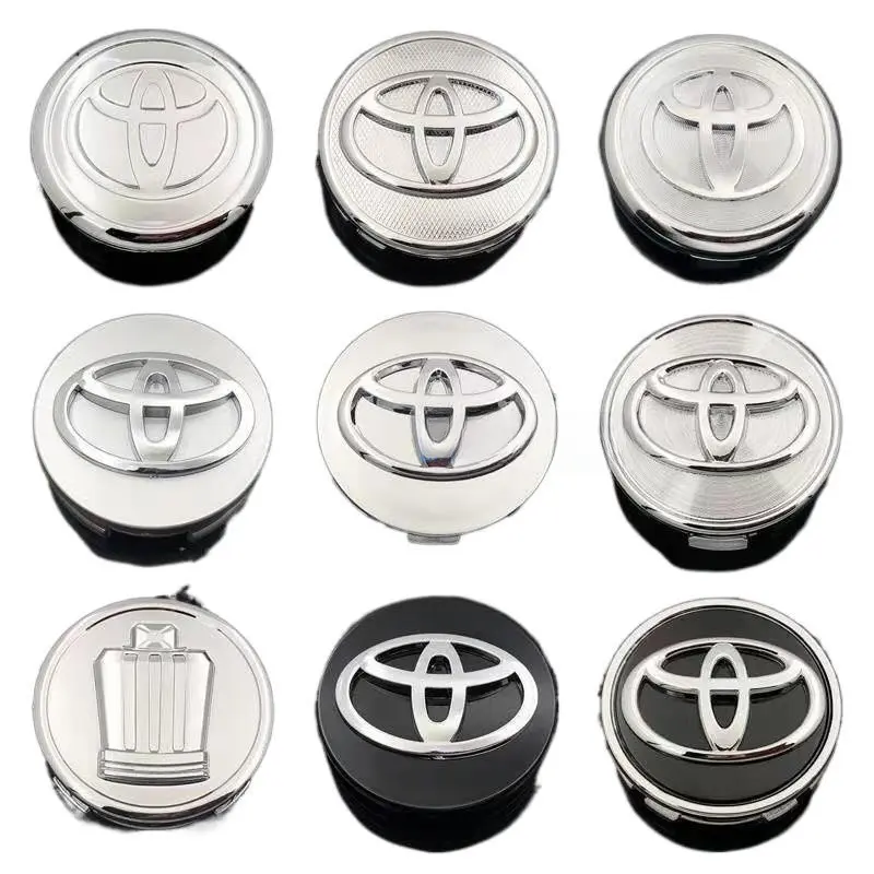 4 PCS Suitable for Toyota RAV4 Levin, Corolla, REIZ, Camry, Highlander, Vios, Corolla tires Wheel Center Cover Standard