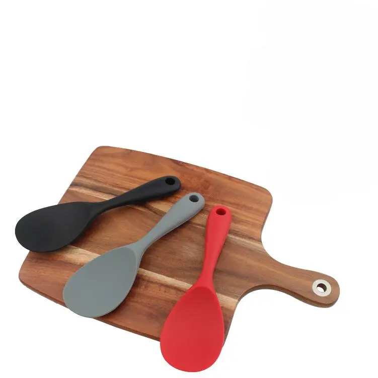 Silicone Rice Spoon Does Not Damaging The Inner Liner Rice Spoon, Household High Temperature Resistant Non-stick Rice Spoon Spatula