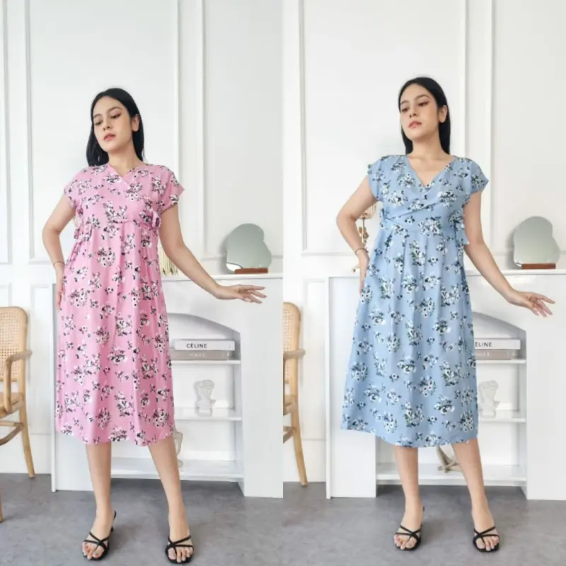 DASTER BALI ANASYA PENDEK MOTIF SUNFOREST 0