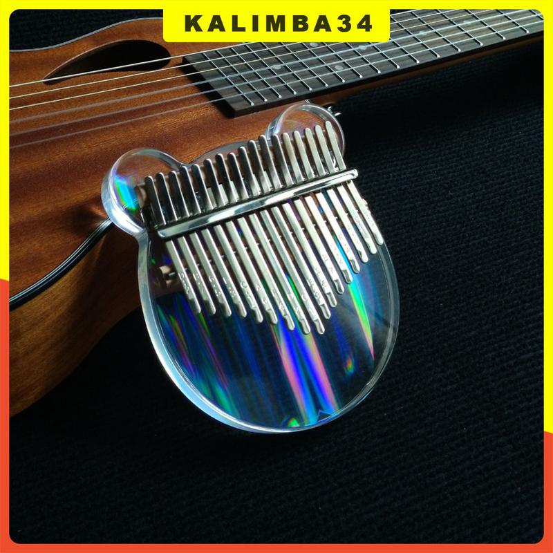 Kalimba pha lê gấu cầu vồng KL34 đàn kalimba 17 phím cầu vồng hình gấu dễ thương làm quà tặng sinh nhật