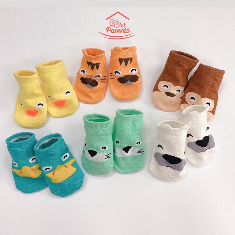 Product Introduction of Tất Chống Trượt Cho Bé Tập Đi - Loại Vớ Tập Đi Hình Thú Phong Cách Hàn Quốc Cổ Ngắn 8