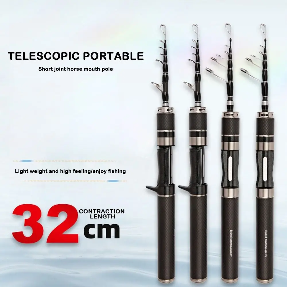 Uookin 2025 Telescopic Fishing Rod Full Kits Casting Rod Spincast Fishing Reel Feeder Rod Combo 1.5m-1.8m Glass Fibre Fishing Pole Fishing
