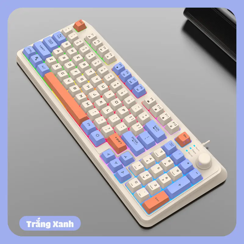 Bàn Phím Giả Cơ Có Dây K82 Led RGB 7 Màu Cực Đẹp, Gõ Cực Êm Dùng Cho Chơi Game, Văn Phòng ban phim | BigBuy360 - bigbuy360.vn Bàn Phím Giả Cơ Có Dây K82 Led RGB 7 Màu Cực Đẹp, Gõ Cực Êm Dùng Cho Chơi Game, Văn Phòng ban phim | BigBuy360 - bigbuy360.vn