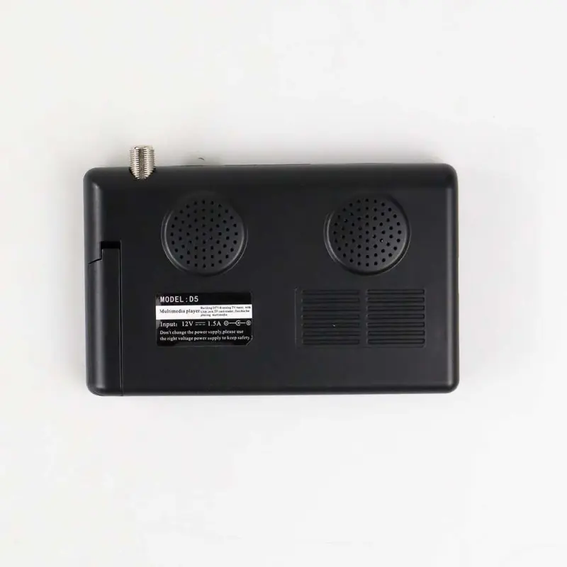 Taffware Portable HD TV Monitor 5 Inch DVB-T2 + Analog - D5 2