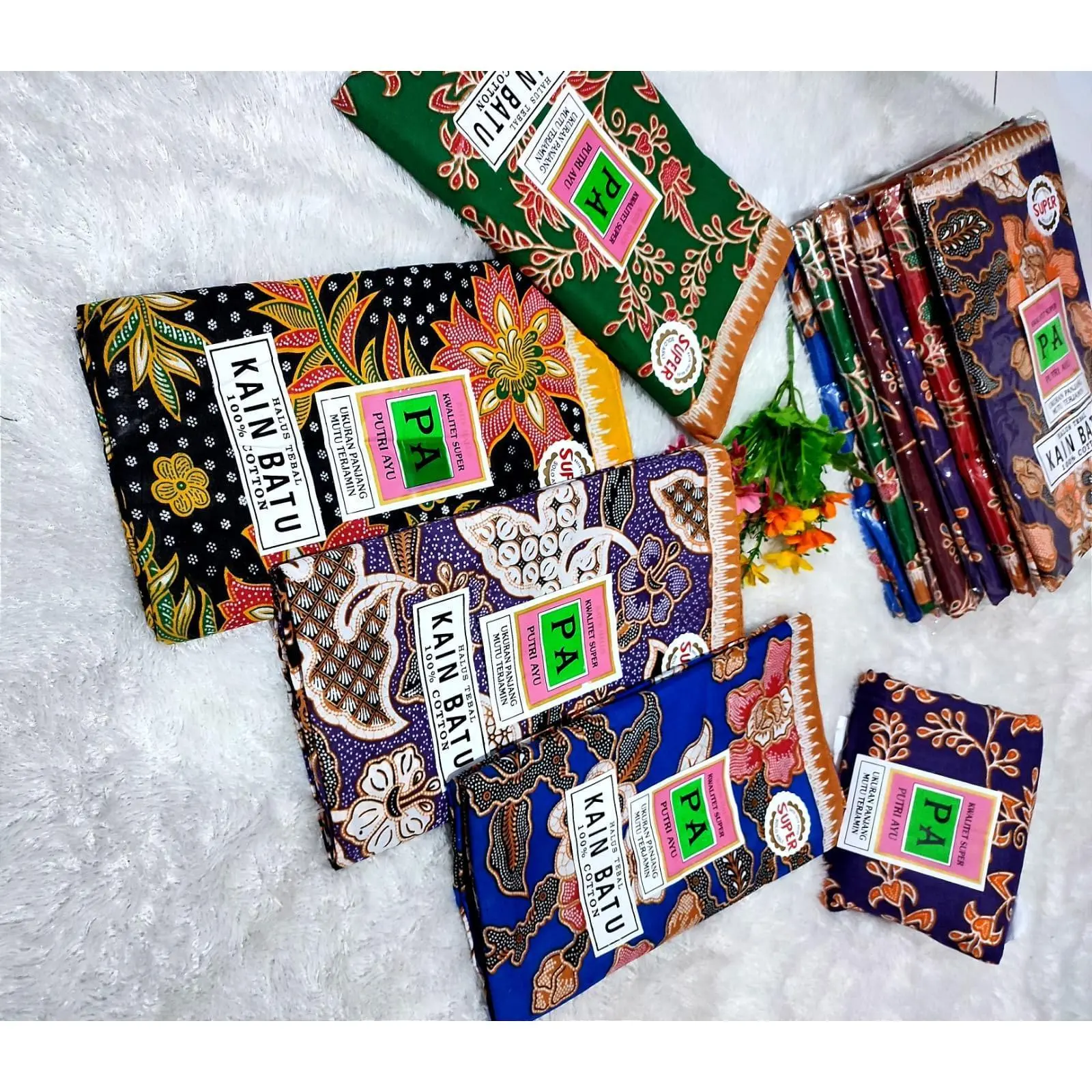 KAIN PANJNAG 5pcs paket hemat kain panjang  jarik batik bahan katun dapat , jarik melahirkan , jarik paket 5 pcs