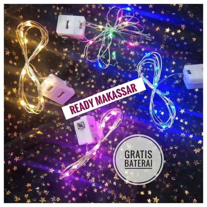 LAMPU HIAS PAKAI BATERAI TUMBLR LAMPU KAWAT LED KAWAT DEKORASI LAMPU HIAS BOBO BALON PVC LAMPU CANTIK FREE BATERAI 0