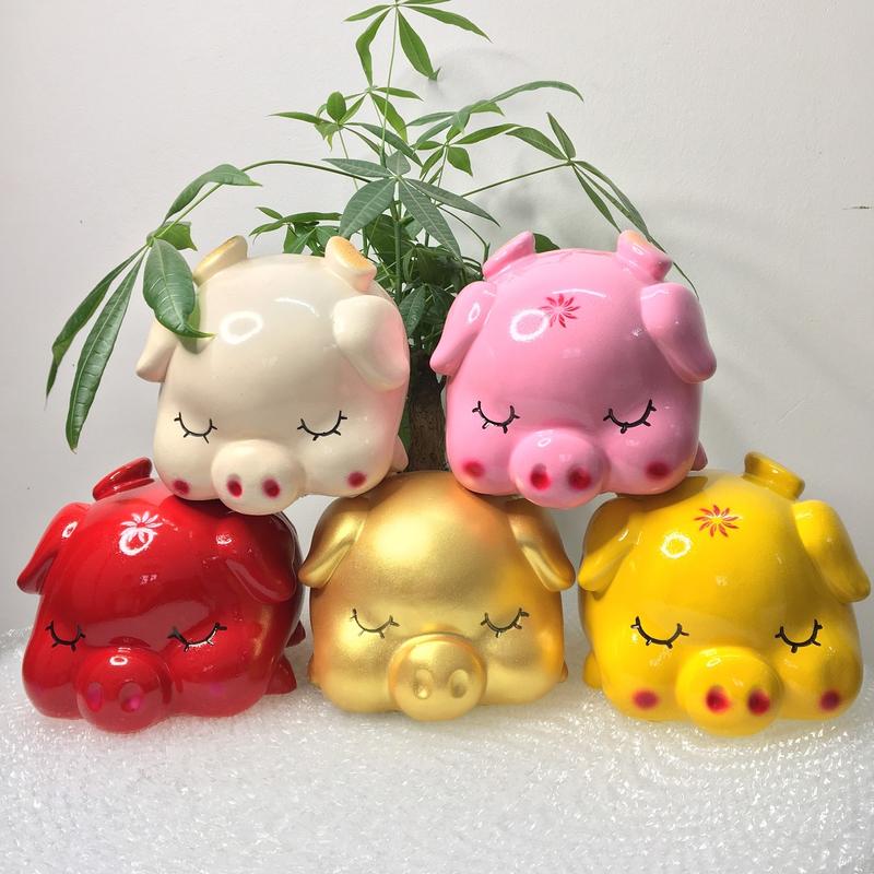  Lợn đất,heo đất mẫu THIÊN THẦN cute dễ thương   Ống Tiết Kiệm Ống Heo Đựng Tiền 