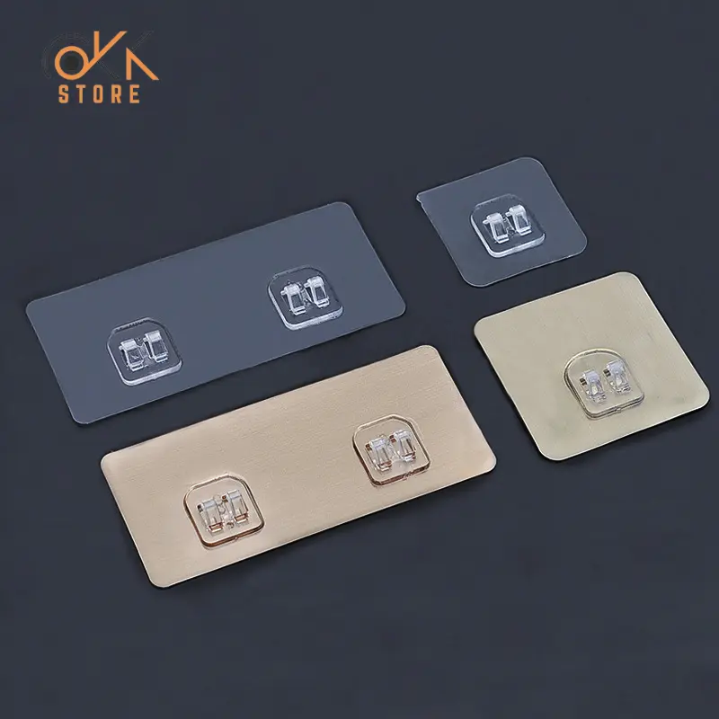 OKK Tempelan Hook Rak Sudut Gantung Gantungan Hook Rak Sudut Tempelan Kait Rak Sudut Hook 7x7cm