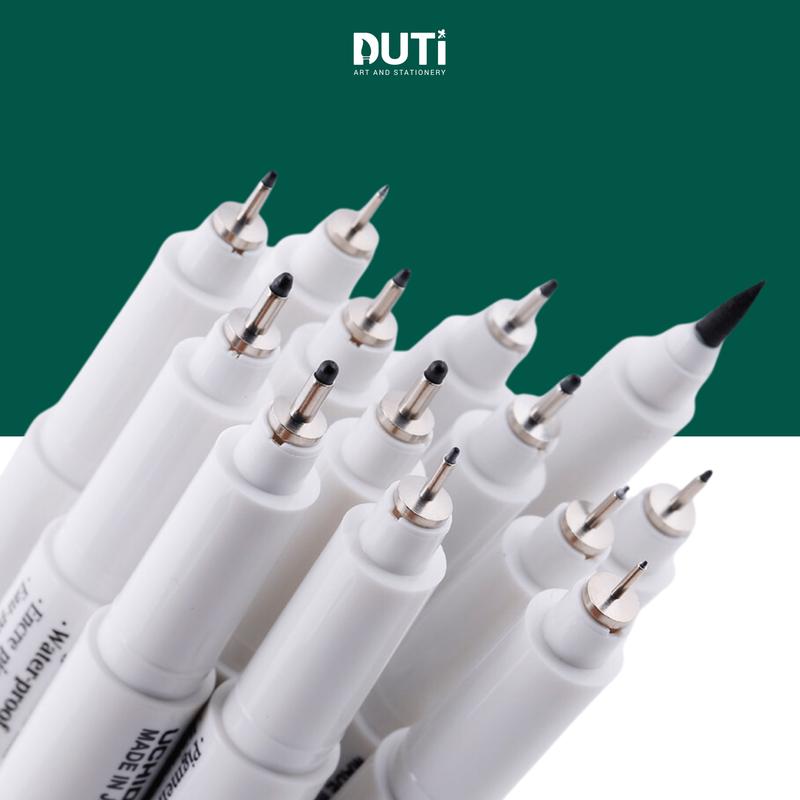 Bút vẽ kỹ thuật, bút Line Đi Nét, Marvy Uchida, Drawing Pen Kháng Nước, Hàng Chính Hãng - Họa Cụ DUTi