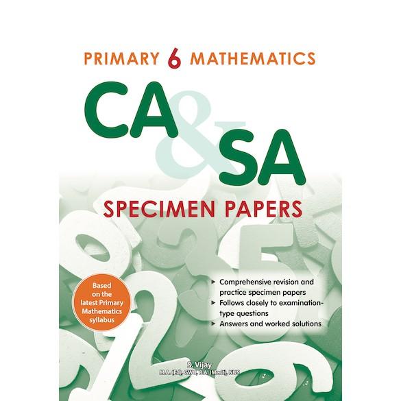 Product Introduction of Primary 6 Mathematics CA & SA Specimen Papers/Singapore Syllabus/Assessment Book | PSLE Challenging Math Mock Exam Paper 2