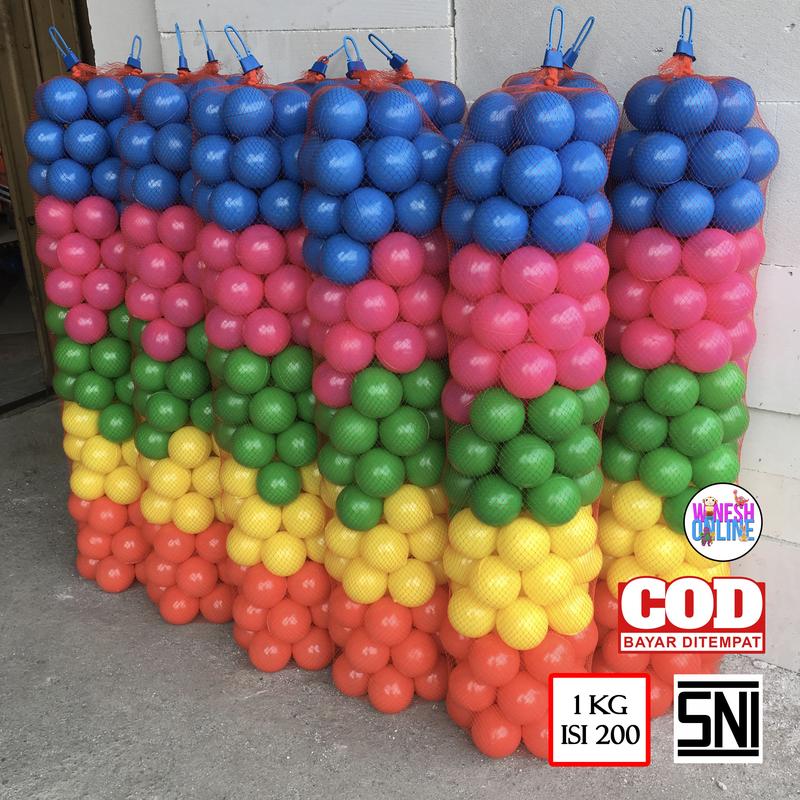 Isi 100 Pcs Bola Warna
