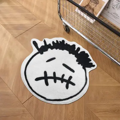 Area Rug - buying Black Shoe Box Pattern Tick SB Dunk Travis Scott Bedroom & Home Decor Floor Mat Carpet Fashion Designer Sneakers Hypebeast Gift