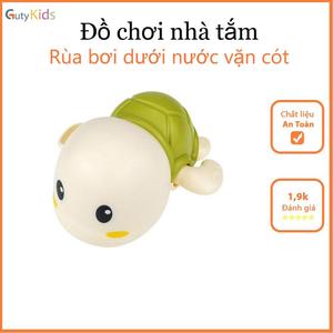Đồ chơi nhà tắm rùa bơi dưới nước GutyKids vặn cót siêu cưng, chất liệu an toàn, màu sắc tươi sáng cho bé thỏa sức vui chơi