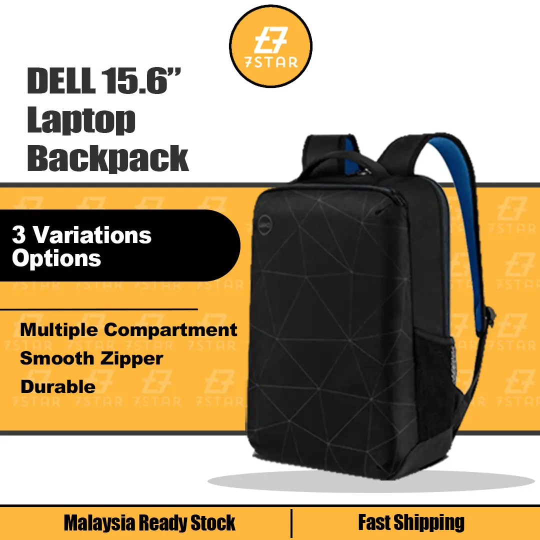 7star DELL Laptop BAG Backpack 15.6" Notebook Bag Suitable For Student / Office / Unsex Laptop Bag College Bag Business Laptop Backpack Bags