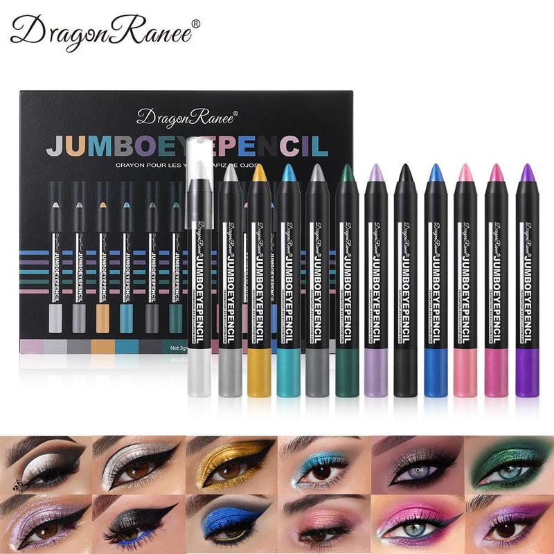 Long Lasting Eyeshadow Pen (12pcs/set), High Pigmented Eye Shadow Pen, Easy Coloring Eye Makeup Pen, Colorful Eye Makeup Products for All Styles and Occasions 3