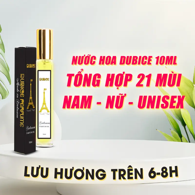 [COMBO SIÊU HỜI] 2 Chai Nước hoa 10ml mini bỏ túi lưu hương thơm lâu 6-8 tiếng phong cách Pháp Dubai 2