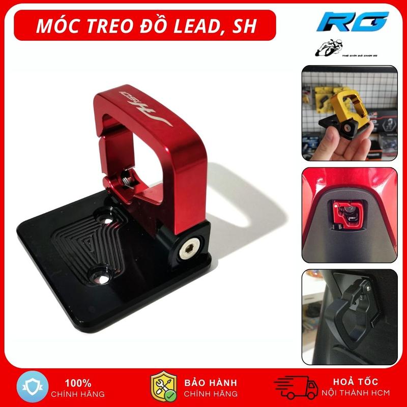 Móc Treo Đồ Xe Máy Lead, Sh, Dylan Và Nhiều Dòng Xe Máy Khác Gắn Thùng Givi, Rổ Appi Cực Kỳ Tiện Lợi