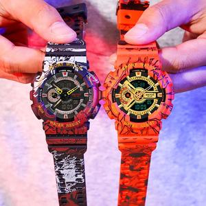 BASID One Piece Dragon Ball Men's Sports Watch Waterproof Top Brand Luxury Wristwatches Balls Style Digital Clocks