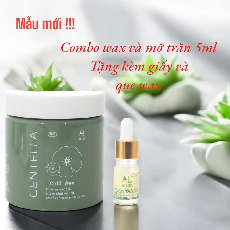  Combo Sáp Wax Lông An Lành và mỡ trăn 5ml . Tặng kèm giấy wax và 2 que . #Taylong # Women 