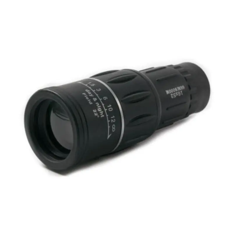 Ống nhòm, HD, Độ phóng đại 16x52, Thấu kính lồi, Không thấm nước, Có thể thu phóng, Thích hợp để sử dụng đơn và đôi, Mục tiêu màu đen, Teropong Jauh 3