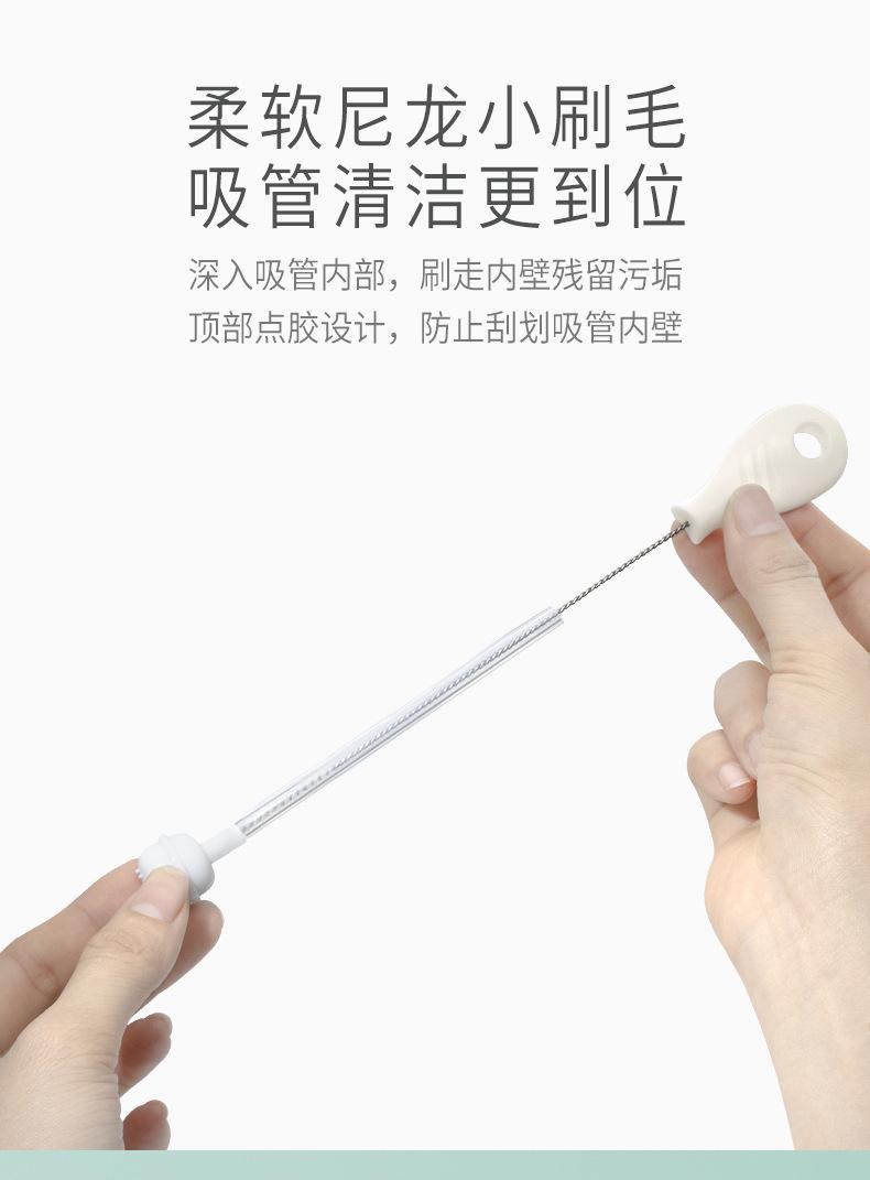 Product Introduction of Silicone Baby Bottle Brush 360 Degrees Rotating Baby Pacifier Brush Baby Bottle Brush Brush Combination Cup Brush Baby Bottle Cleaning Brush Brush Brush Brush Brush Brush Brush Suit 7