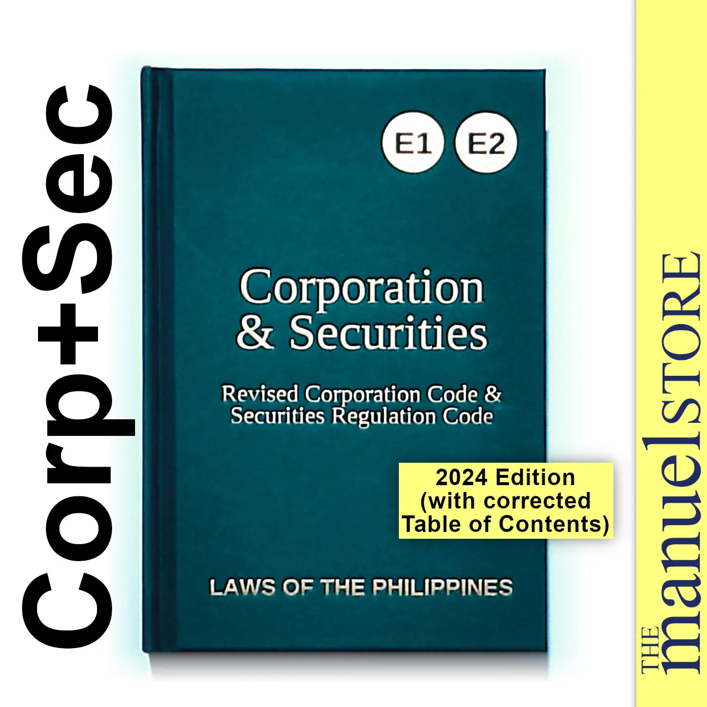Pocket Codal (2024) Revised Corporation Code, Securities Regulation Code, Securitization Act