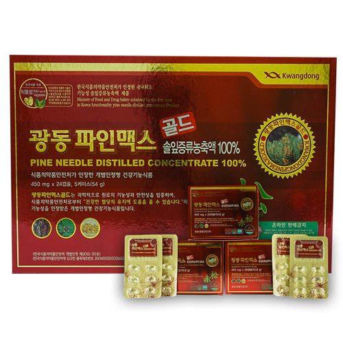 Tinh dầu thông đỏ Kwangdong Hàn Quốc 120 viên