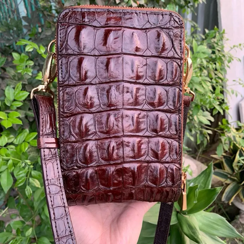 Túi đeo chéo đựng điện thoại da cá Đeo Vai size 19*12 6