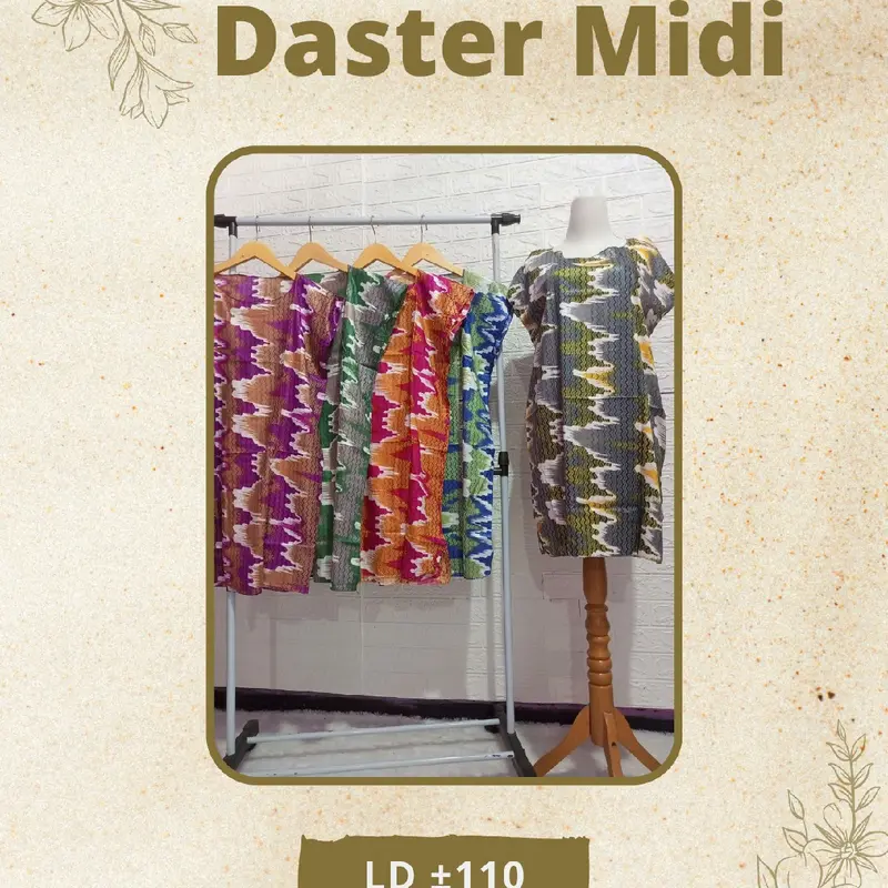 PAKET USAHA DASTER MIDI 10PCS 3