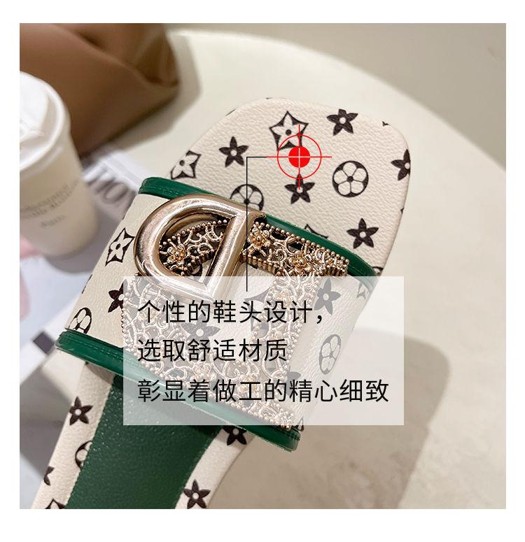 Product Introduction of Dép Lê Phong Cách Cổ Tích Mới Mùa Hè, Dành Cho Nữ, Ins Hợp Xu hướng Dép Đi Chơi Đế Mềm, Nhẹ, Đế Dày, 2023 DéP Slipper Có Quai Women 17