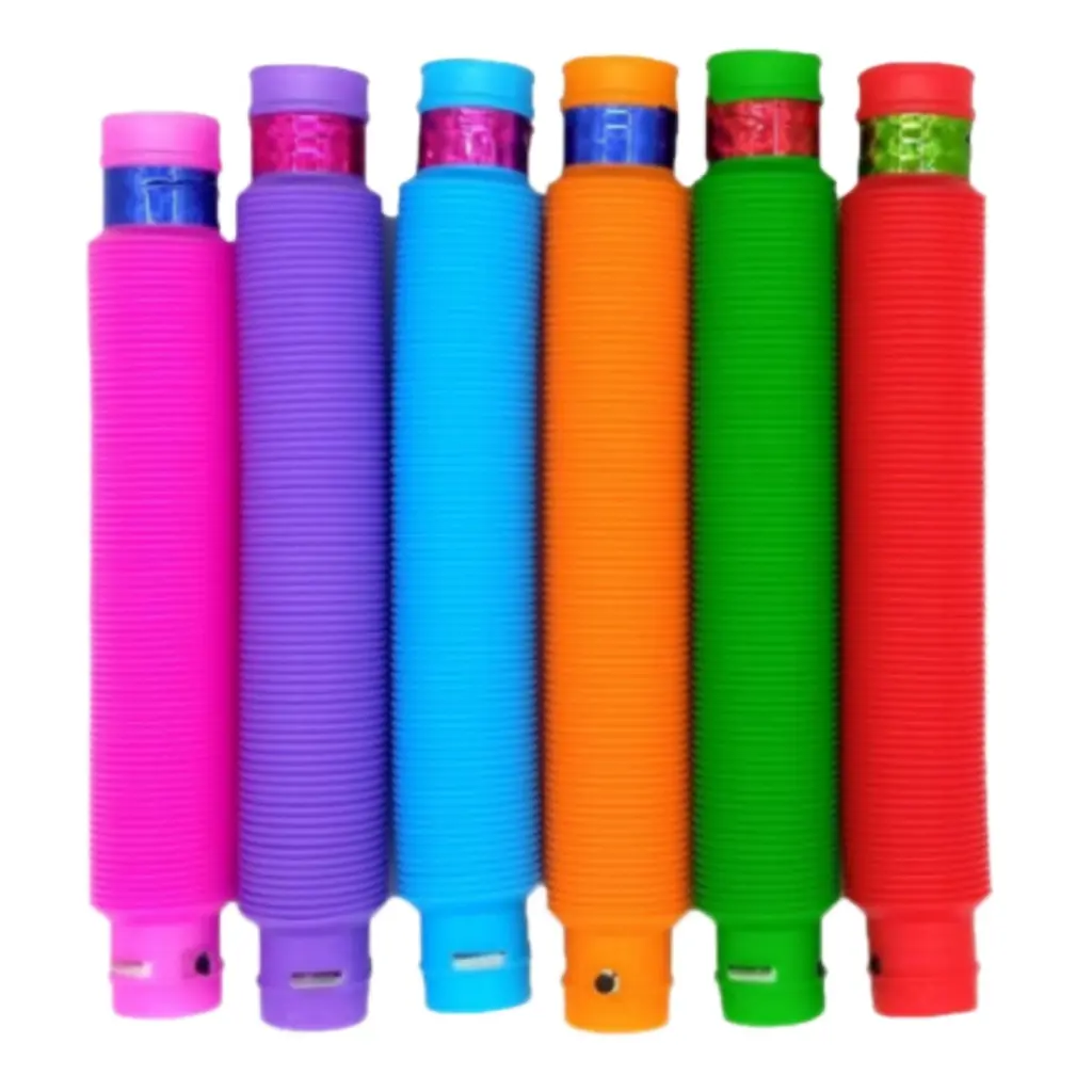 1Pcs Mainan Anak Light Up Pop Pipes Maenan Lampu Stick Pipa Selang Untuk Anak-anak Laki-laki Dan Perempuan Umur 3 4 5 Tahun Murah