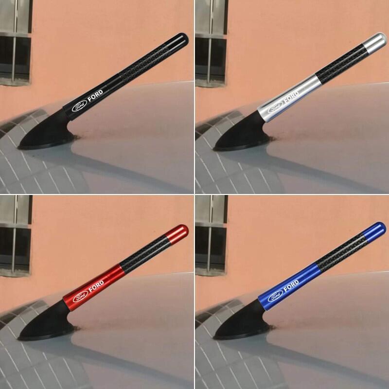 Product Introduction of 12cm Short Stubby Mast Carbon Fiber Radio Antenna For Ford Fiesta Fusion Mondeo Mustang Ranger Transit Accessories Car Styling 20