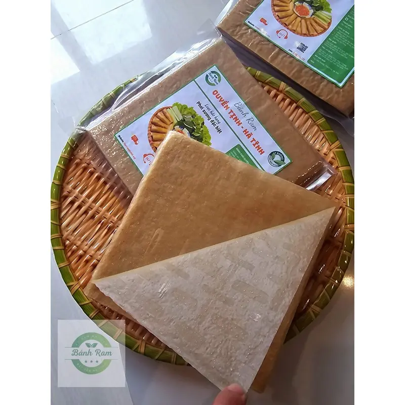COMBO 10 tệp bánh ram Hà Tĩnh (500g) - Loại Hảo Hạng phơi sương đặc biệt - Hút Chân Không 1