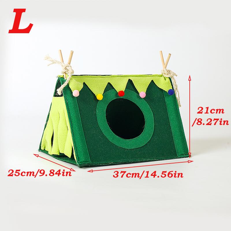 Product Introduction of Small Pet Nest Felt Tent Rabbit Nest Hamster House Hamster Cage Large Guinea Pig Cage Guinea Pig Small Animal Bed Accessories 3
