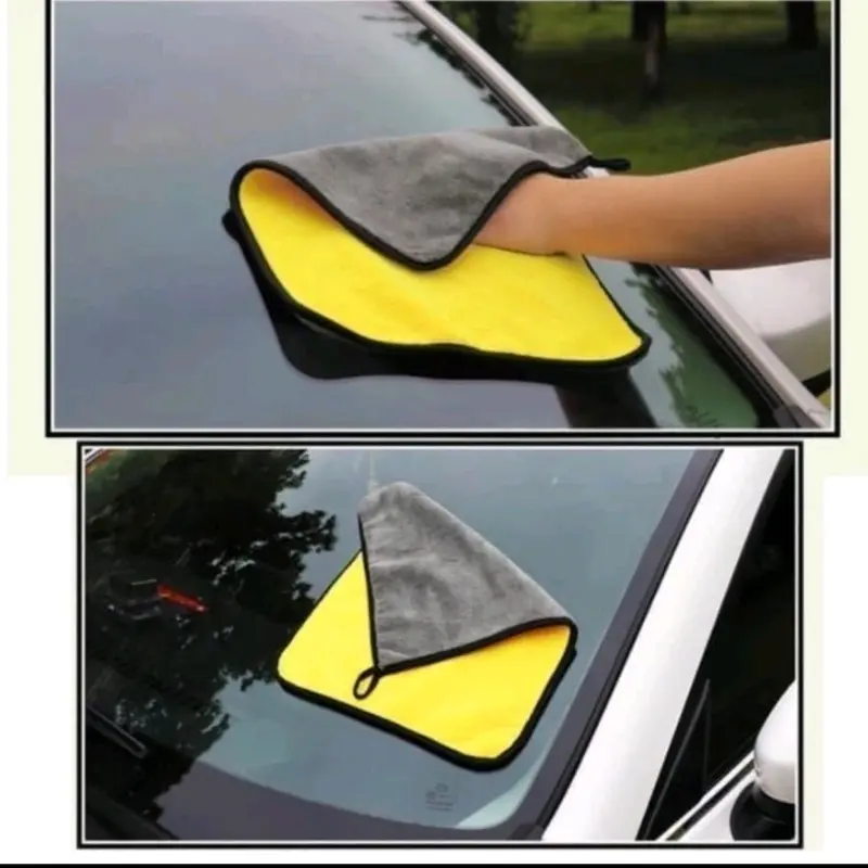 Kain Lap Microfiber 2 Warna Tebal dan Lembut 3