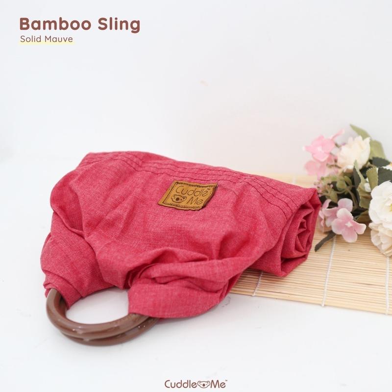 [COD Bonus Hadiah] Gendongan Bayi Ringsling Cuddleme Bamboo Gendongan Bayi Newborn 5