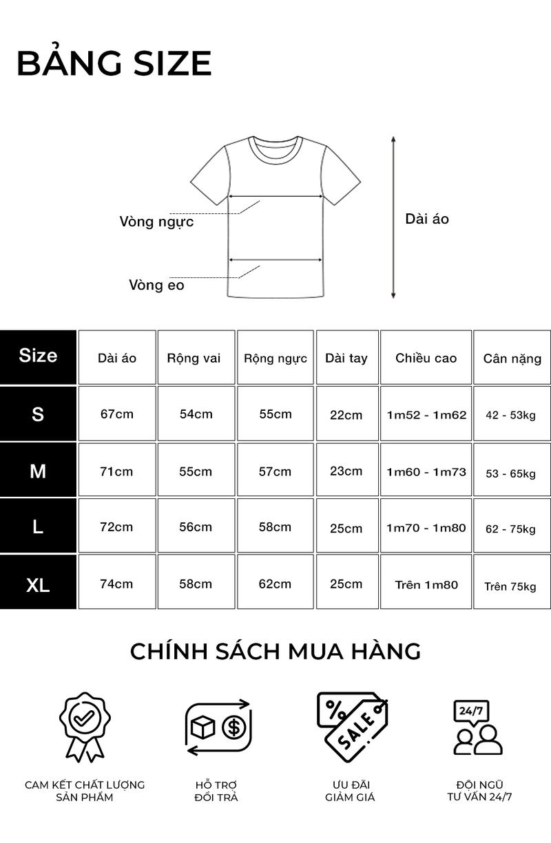 Product Introduction of Áo thun Form rộng NOAM Camper Unisex 100% Cotton - Màu đen/trắng 15
