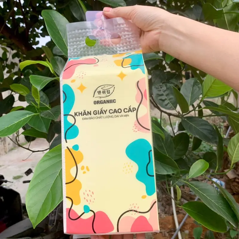 COMBO 10 BỊCH mỗi bịch 1000 TỜ GIẤY RÚT TREO TƯỜNG OGANIC GIẤY 4 LỚP DAI MỀM MỊN
