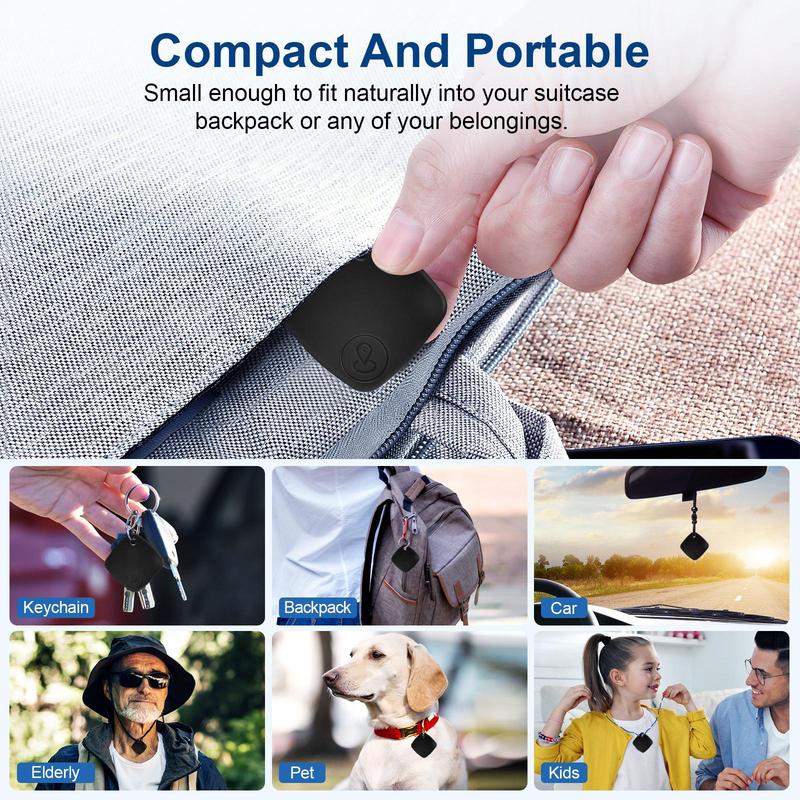 Product Introduction of Smart Tracker Item Finder, 1 Count Smart Item Locator for Keys, Bags, Luggage, Pets, Anti-lost Locator, GPS Tracker for iOS 6