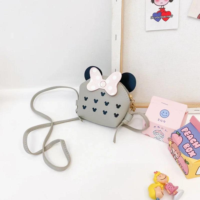 Product Introduction of Cute Princess Girl Coin Purse Crossbody Bag Children's Wallet Coin Bag Cute Cartoon Bow Kids Side Bags Bowknot Shoulder Bag 20