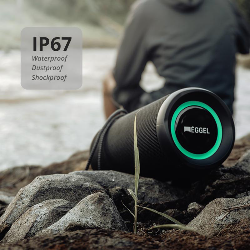 Eggel Terra 3 Plus S Waterproof Bluetooth Speaker with RGB Lights 5