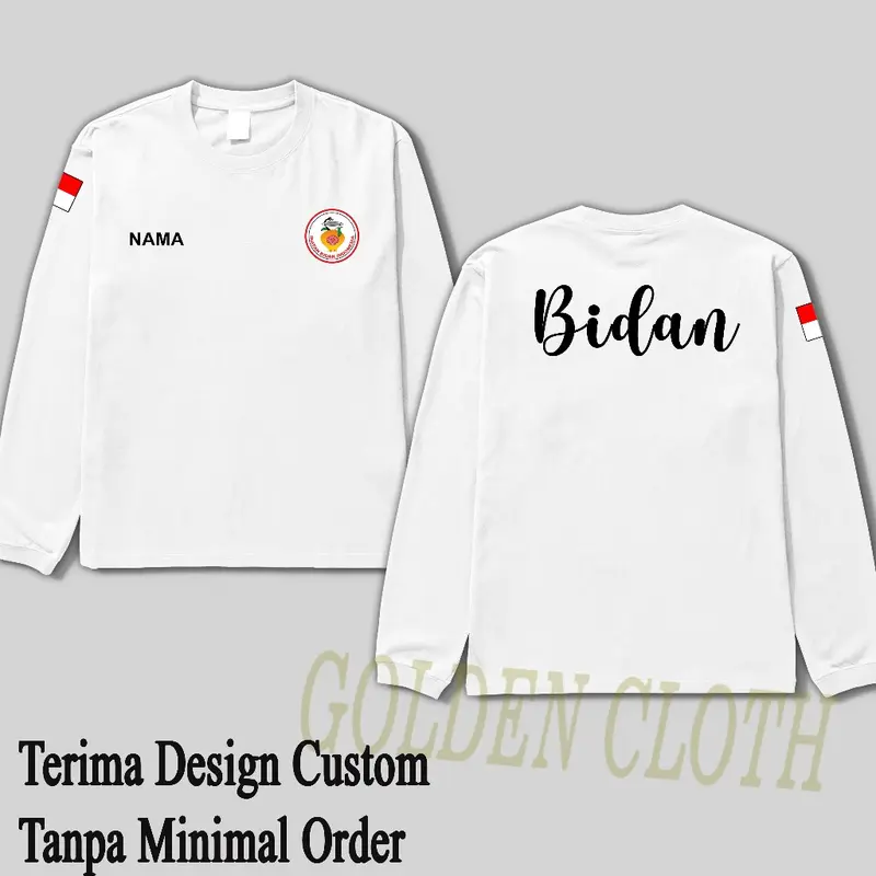 KAOS IBI IKATAN BIDAN INDONESIA LENGAN PANJANG BAJU BIDAN/ MIDWIFE 1