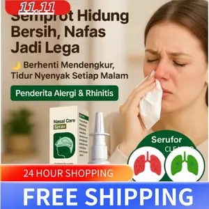 Nasal Spray Perawatan Hidung – Semprot Hidung untuk Sinusitis & Melegakan Hidung Tersumbat, Menyegarkan dan Mudah Digunakan