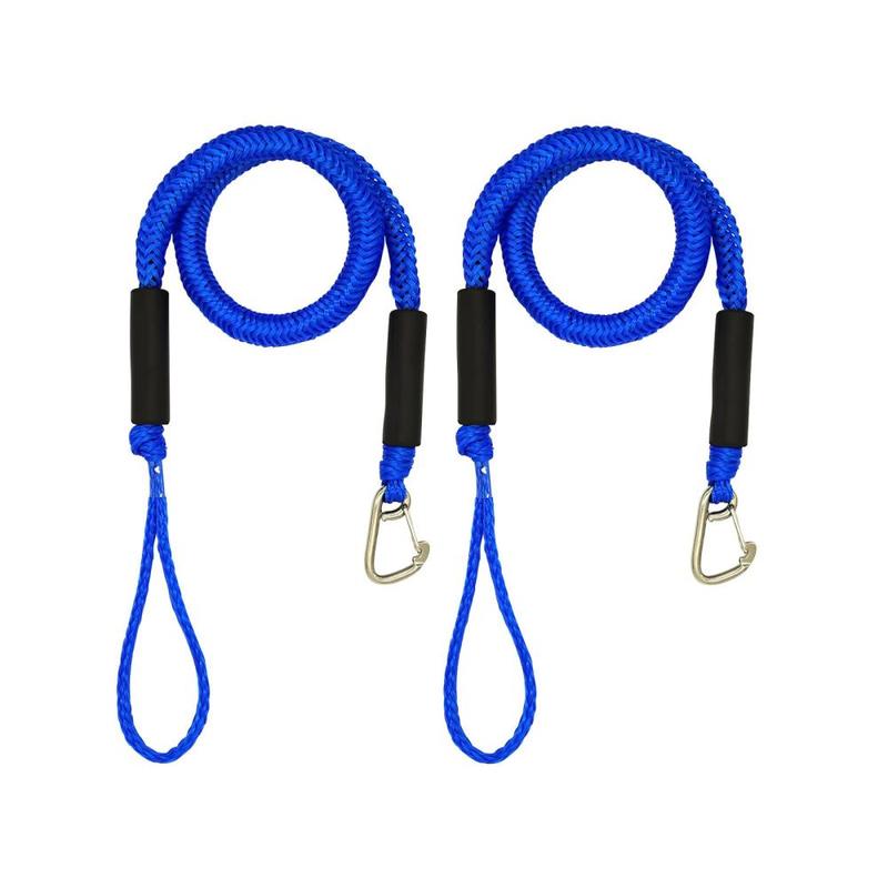 2Pcs Boat Bungee Dock Line Boat Docking Rope Boat Tie Down Ropes ...