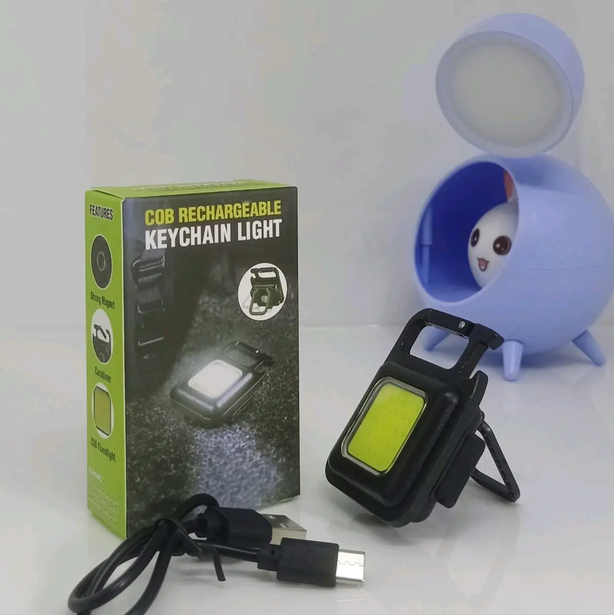 Lampu Led Gantungan Kunci | Lampu senter mini Coba Keychain Light murah