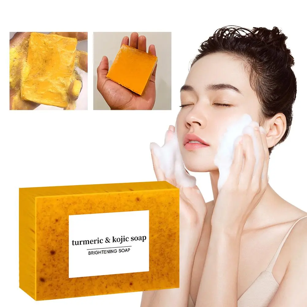Turmeric Kojic Acid Soap Dark Spot Remover, Kojic Acid Soap B8C3