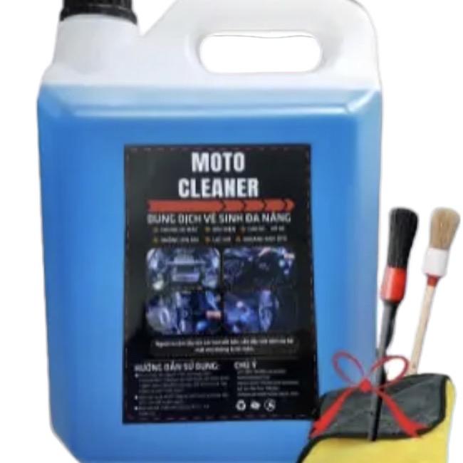 Can 5L dung dịch rửa dầu nhớt moto cleaner an toàn PH Trung tính